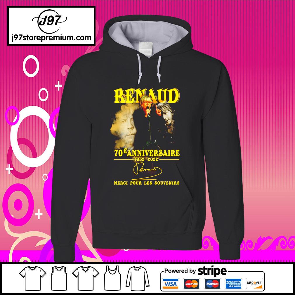 Renaud 70e Anniversaire 1952 22 Signature Shirt Hoodie Sweater Long Sleeve And Tank Top