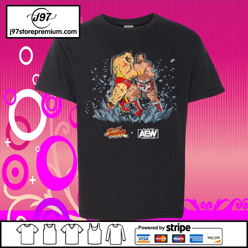 street fighter aew shirt