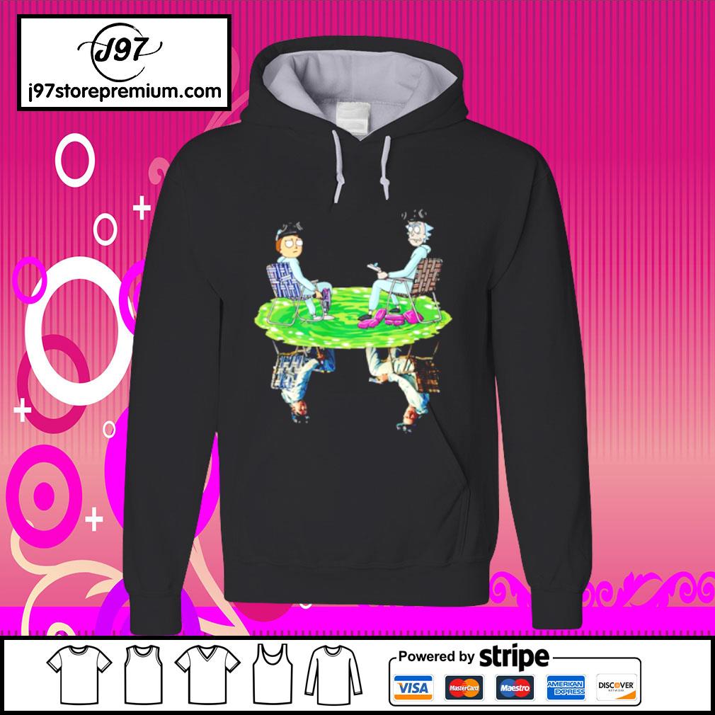 Rick And Morty Water Mirror Reflection Breaking Bad Shirt Hoodie 0949